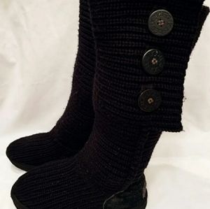 Knit UGG boots